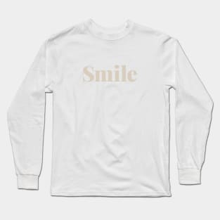 Smile Long Sleeve T-Shirt